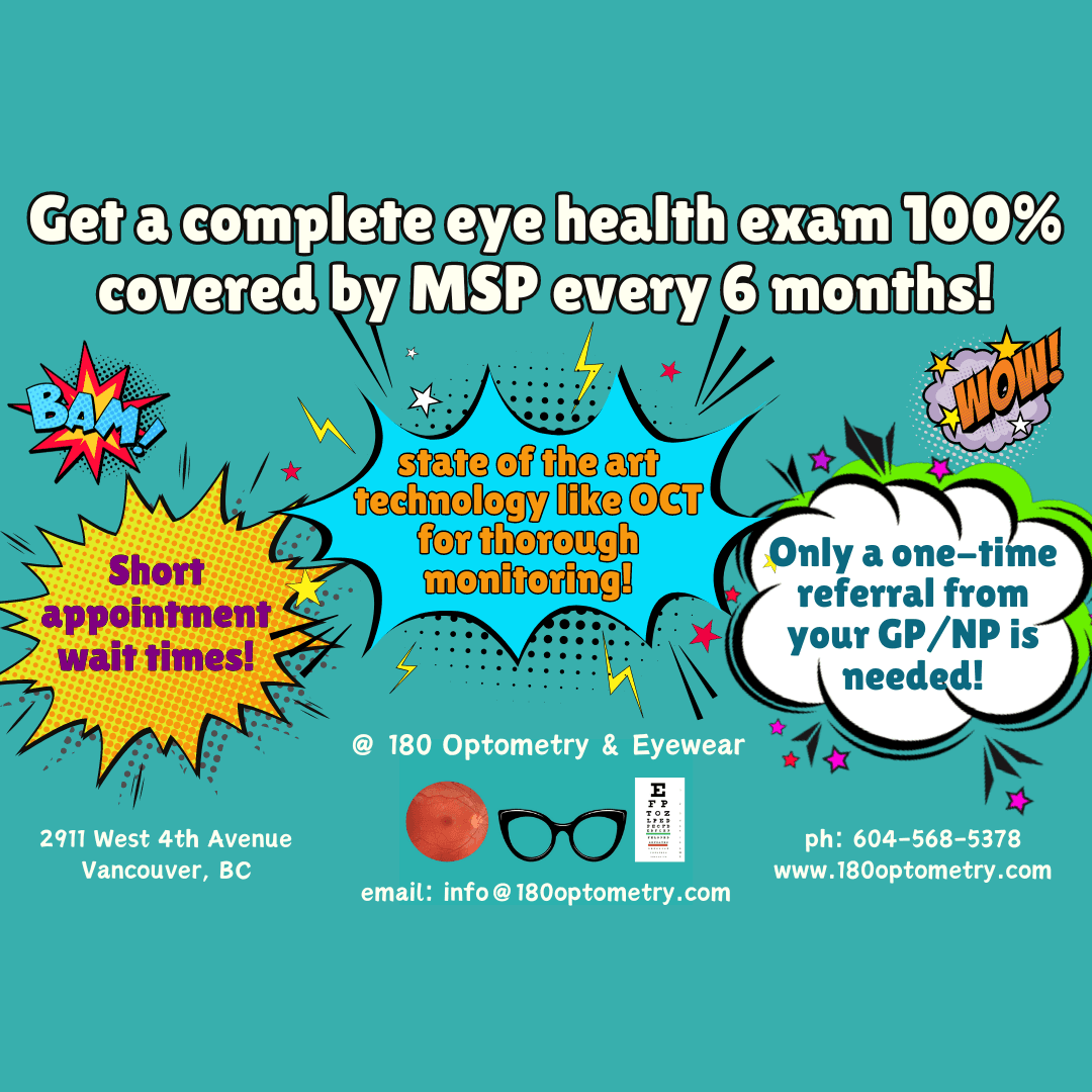 @180 Optometry & Eyewear- Kitsilano Optometrist- Vancouver Eye Doctor- Myopia Control & Diabetic Eye Clinic photo 4