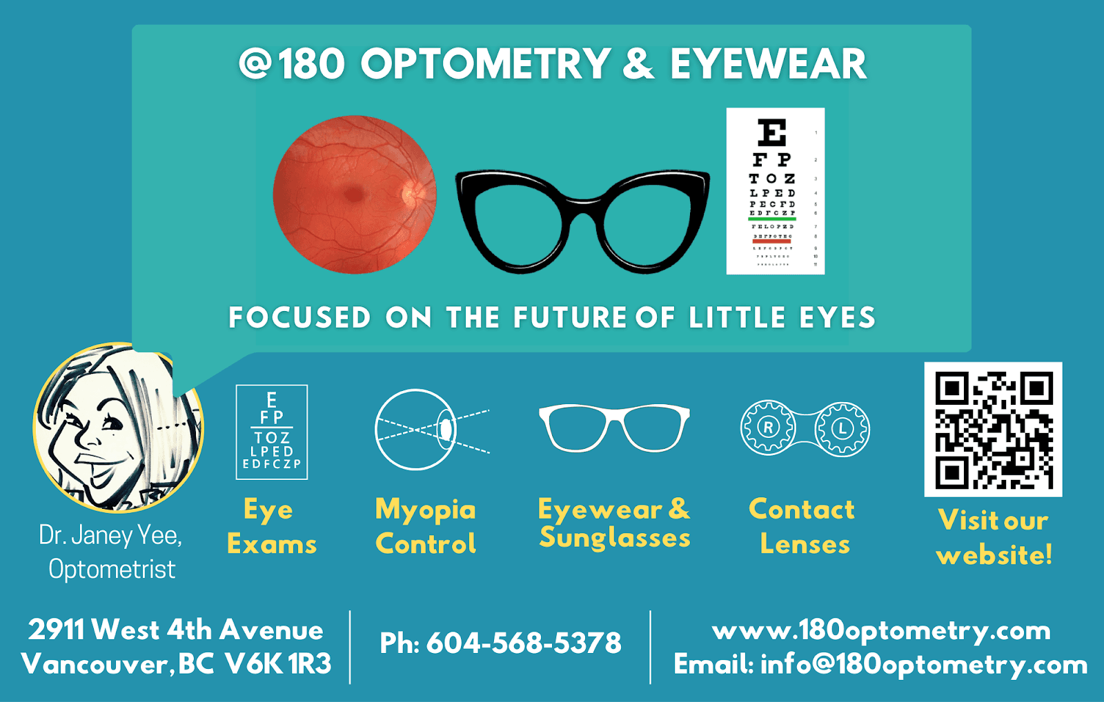 @180 Optometry & Eyewear- Kitsilano Optometrist- Vancouver Eye Doctor- Myopia Control & Diabetic Eye Clinic photo 5