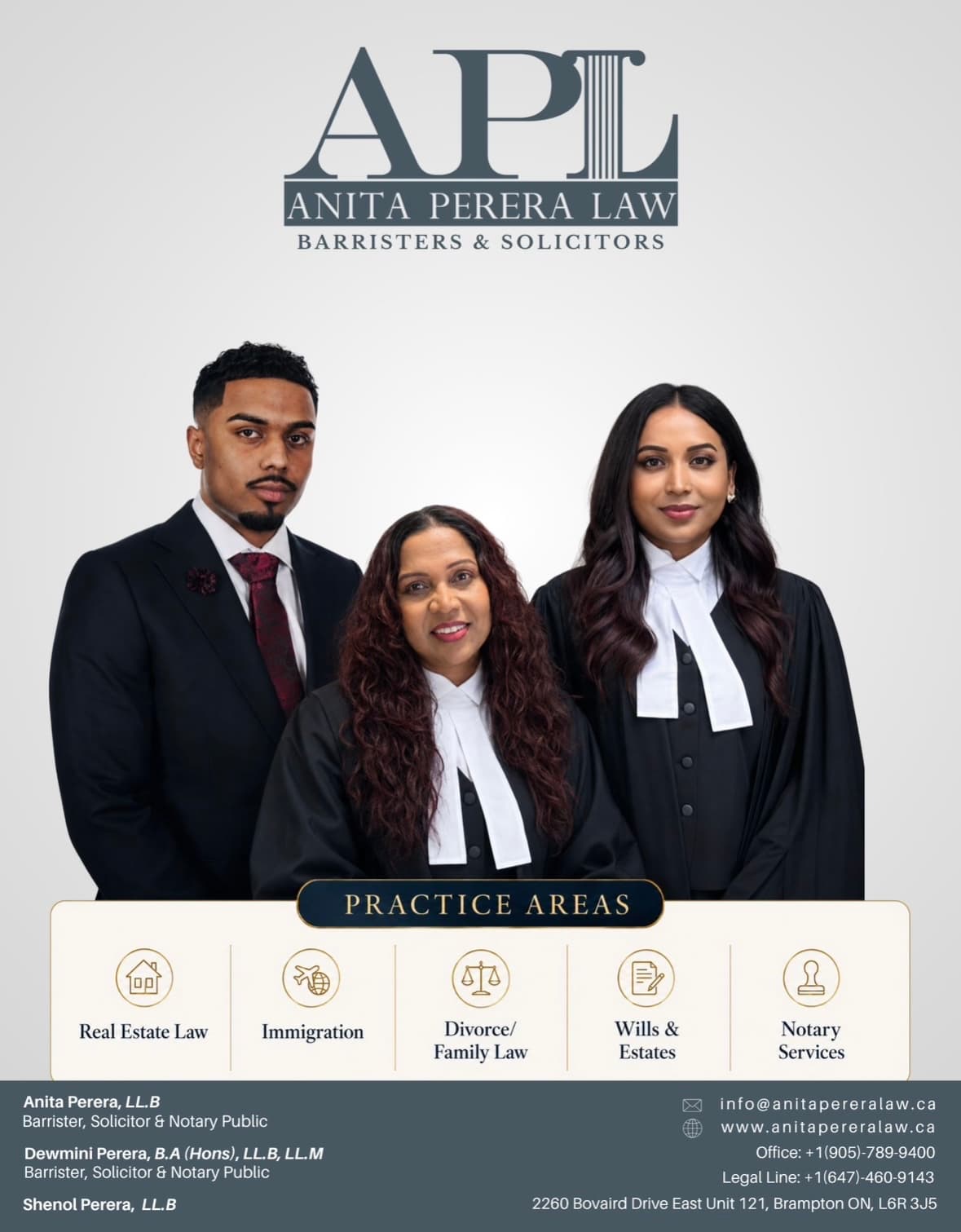 Anita Perera Law Professional Corp. Lawyers & Notary Public