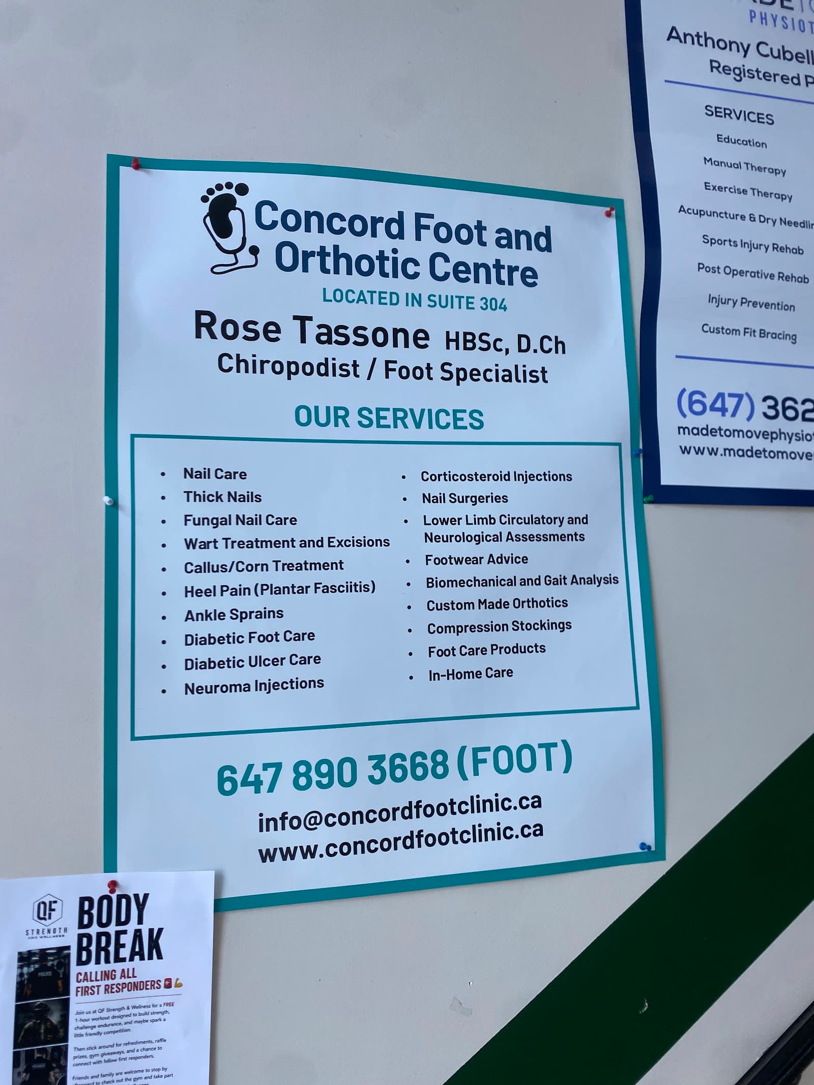 Concord Foot and Orthotic Centre, podiatry & foot care in Vaughan
