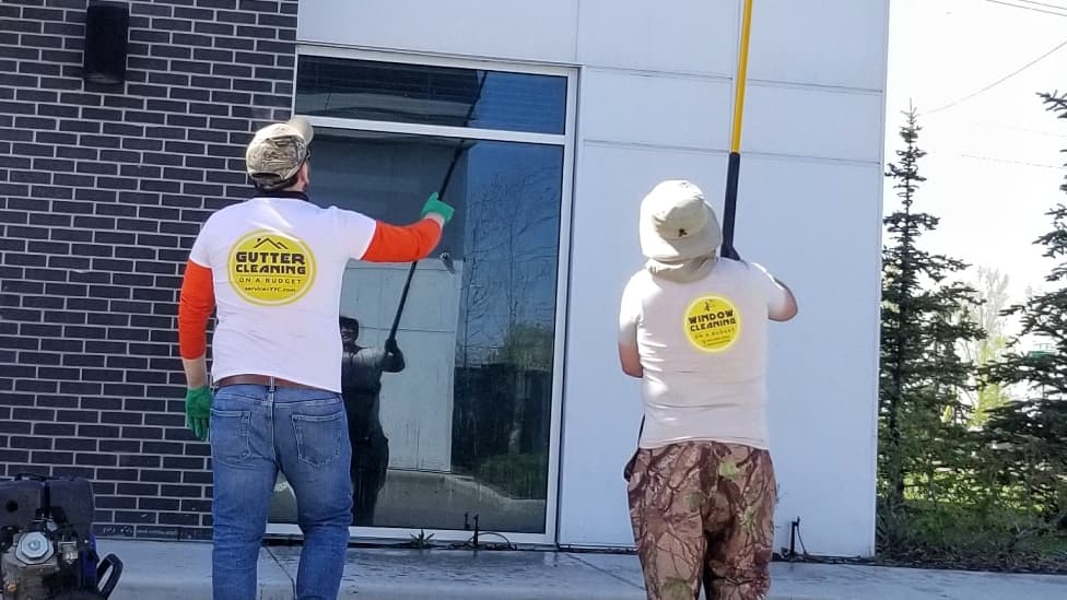 Gutter Cleaning on a Budget, eavestrough cleaning in Calgary, photo 1 of 4