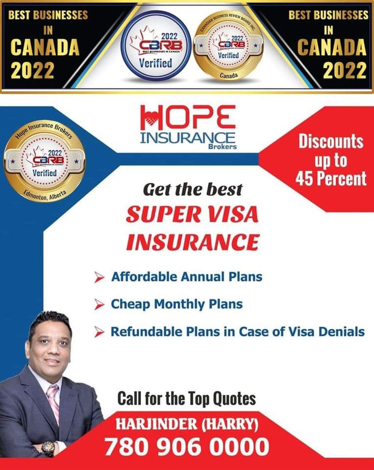 Hope Insurance Brokers- Super Visa- Travel- Insurance photo 3