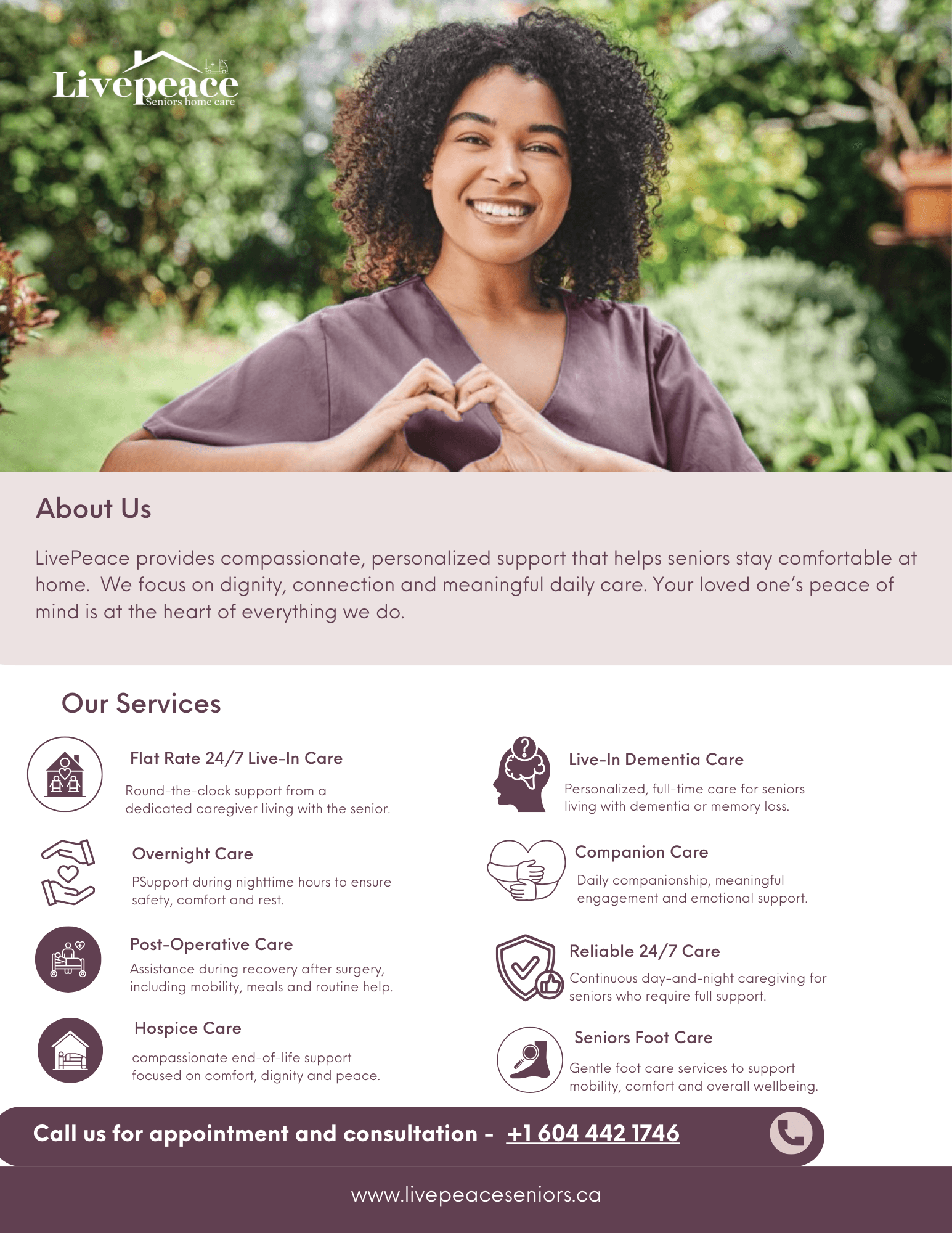Live Peace 24/7 Seniors Home Care Corp. photo 2