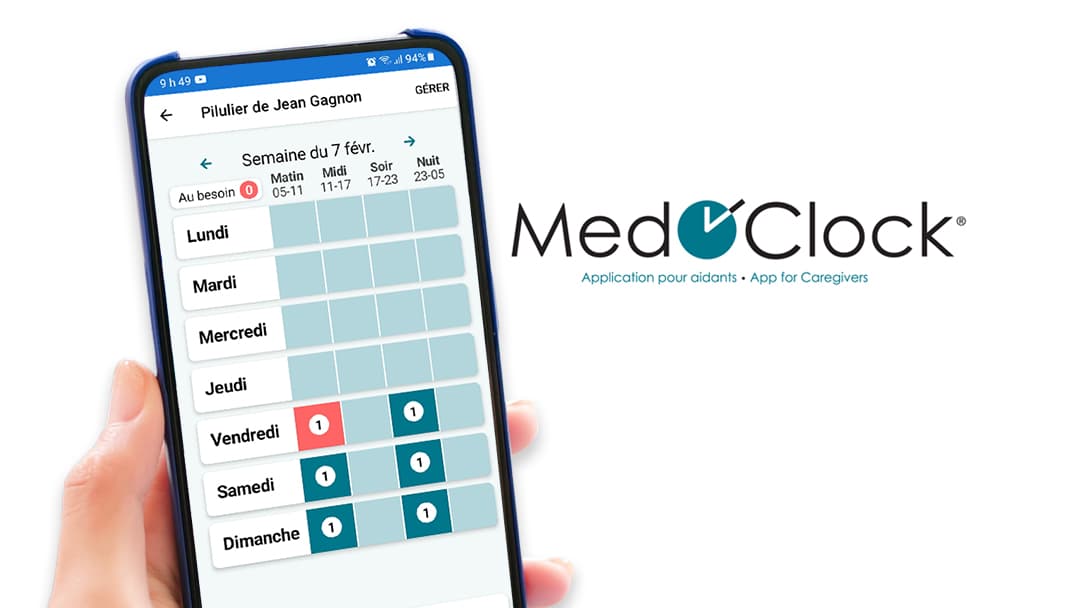 MedOClock®- L'application pour proches aidants