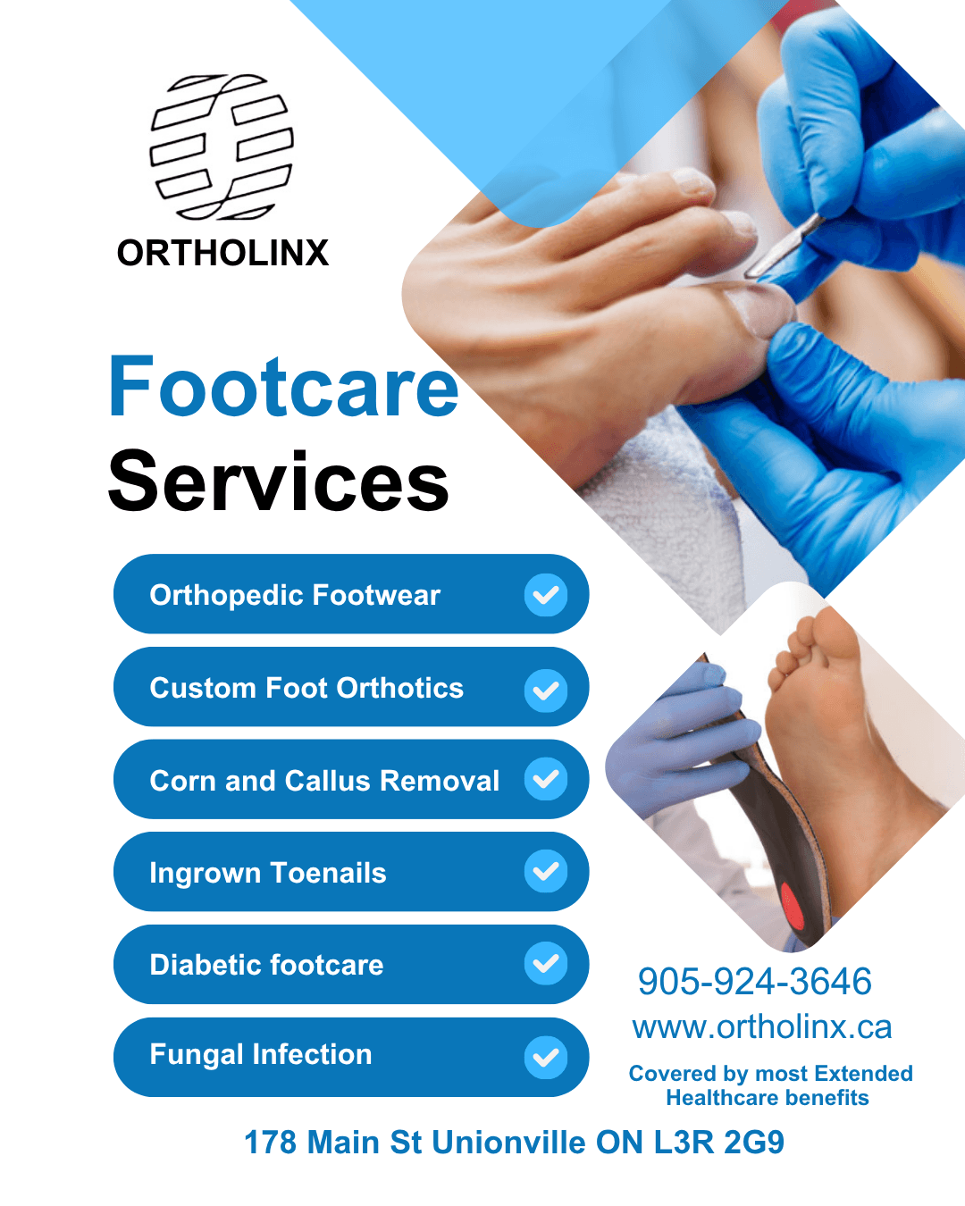 Ortholinx, podiatry & foot care in Markham, photo 3