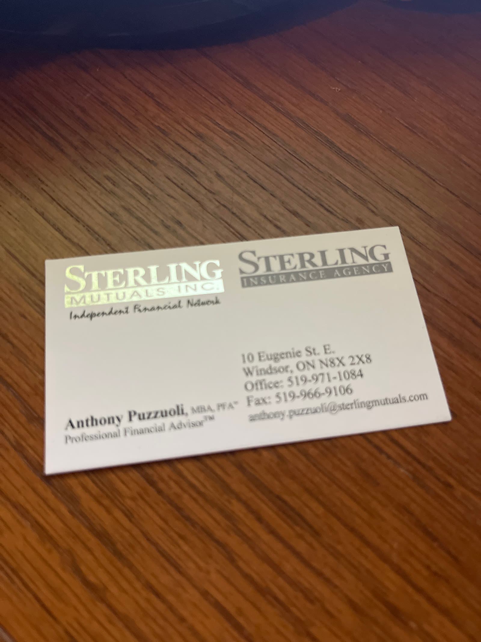 Puzzuoli Wealth Management - Sterling Mutuals Inc. photo 2