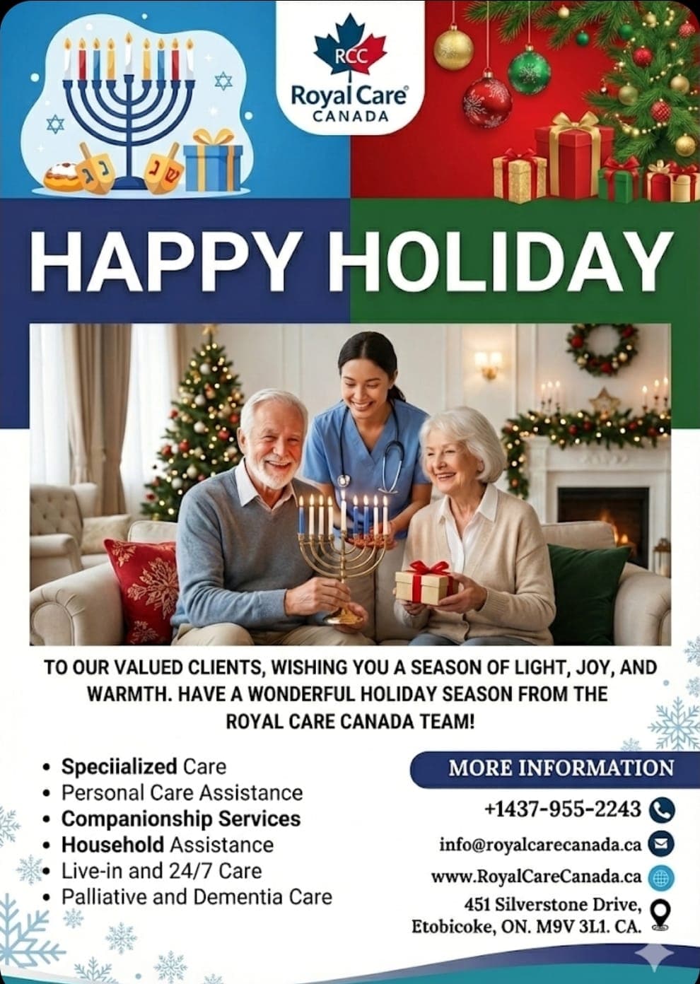 Royal Care Canada, home care agency in Toronto