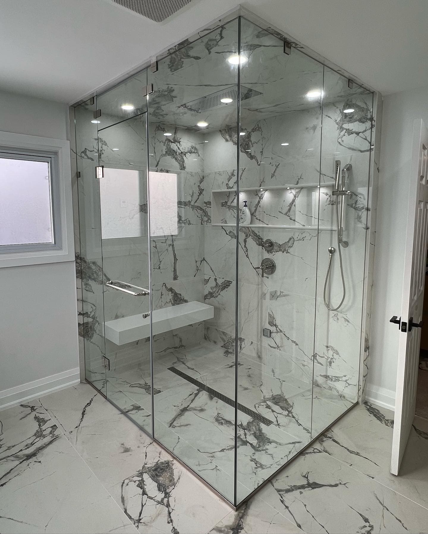 Shower Lagoon. Custom glass shower doors photo 1