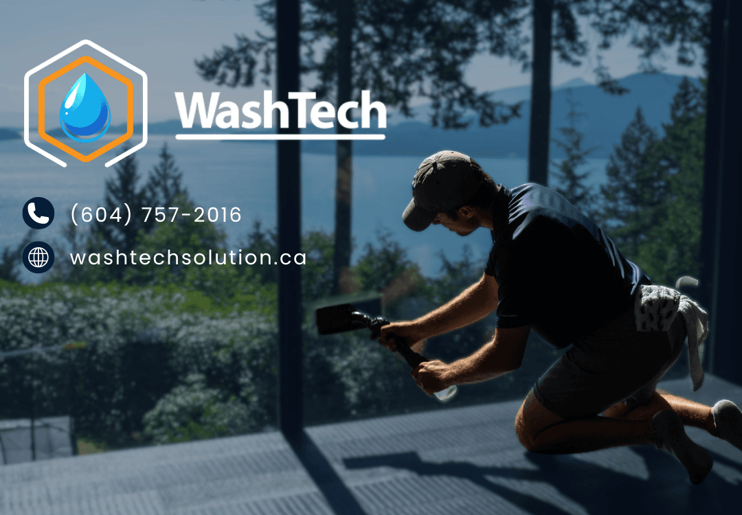WashTech, eavestrough cleaning in Vancouver