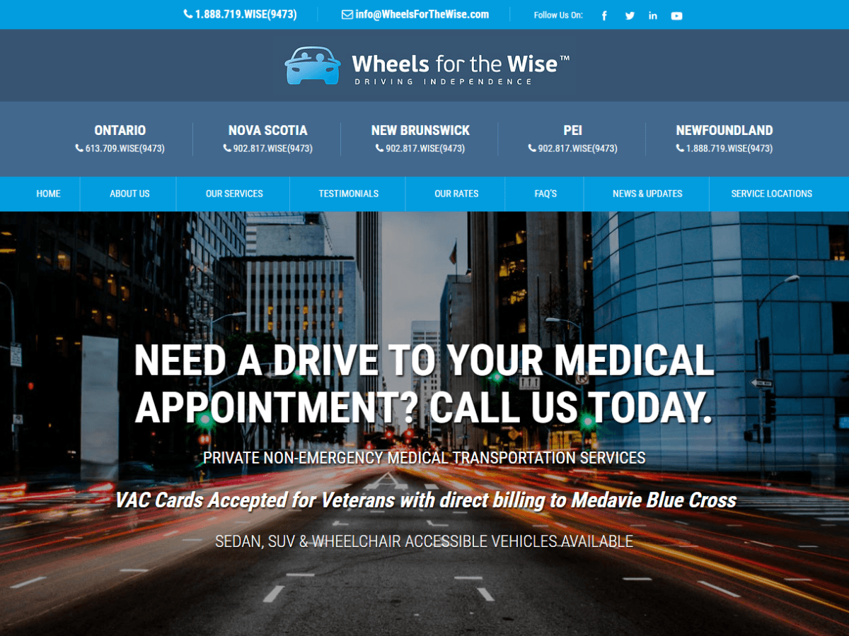 Wheels for the Wise Inc. Ontario, transportation in Ottawa, photo 3